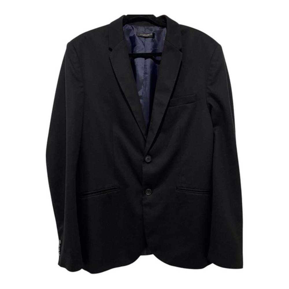 Zara Man Basic Collection Blazer XXL Classic Black, Like New, Minimalist Design